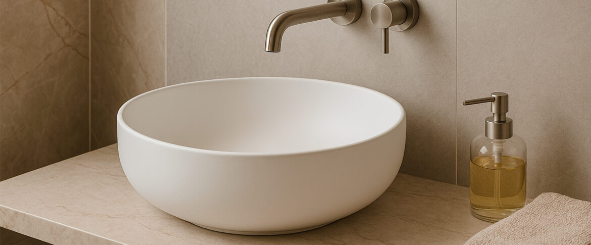 installare un lavabo d’appoggio